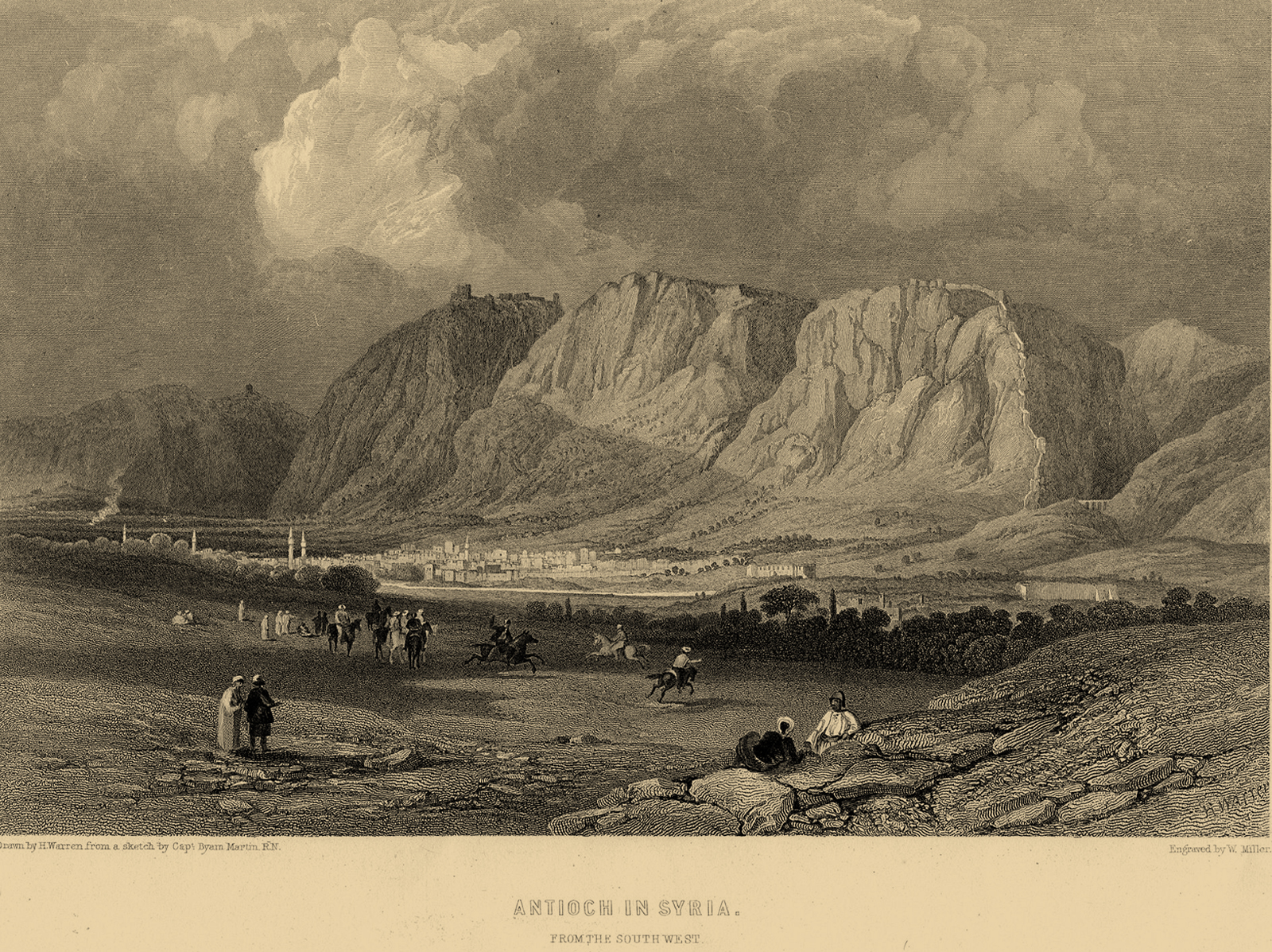2-Antioch_in_Syria_engraving_by_William_Miller_after_H_Warren